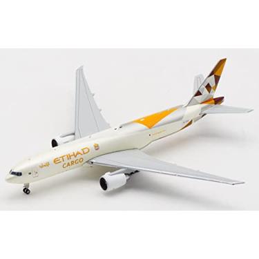 Imagem de JC Wings Etihad Cargo B777-200 A6-DDD 1?400 Diecast Modelo pré-construído para aeronaves