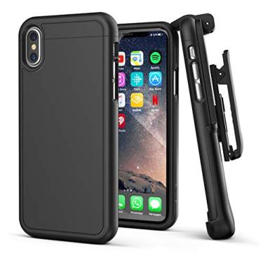 Imagem de Capa coldre para iPhone X/XS Encased, com clipe de cinto, ultrafina (série Slimshield)