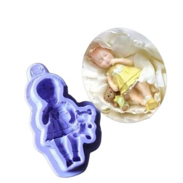 Imagem de Molde De Silicone Bebê Menina