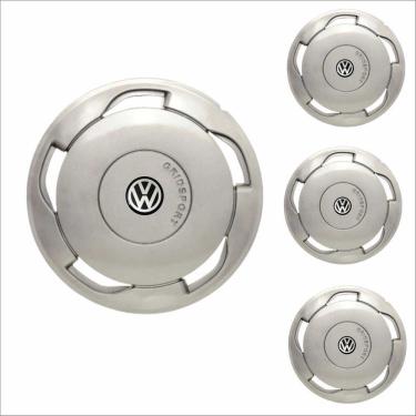 Imagem de Jogo Calota Aro 13 Orbital Volkswagen + Emblema Resinado