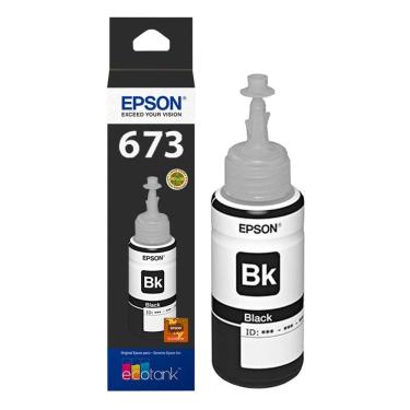 Imagem de Refil de Tinta Epson L800 L810 L850 L1800 | T673120 Preto | 70ML