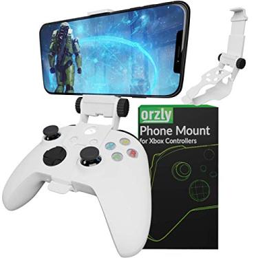 Imagem de Clipe móvel para jogos para controle Xbox Series X, suporte ajustável para celular para controle de Xbox compatível com Xbox Series X|S, Xbox One, Xbox One S, Xbox One X-Robot branco
