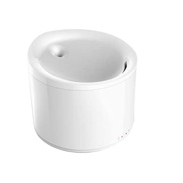Imagem de Fonte de água para gato, fonte de água ultra silenciosa para animais de estimação de 2,5 l com filtragem quádrupla, dispensador de tigela de água para cães de gatos, branco