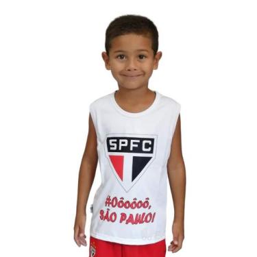 Imagem de Camiseta Infantil São Paulo Regata Oficial - Revedor