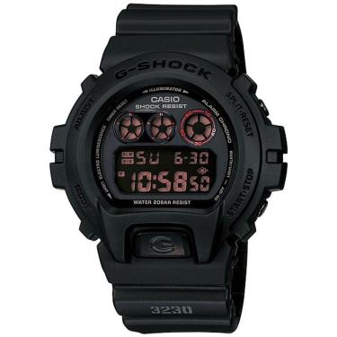 Imagem de Relógio de Pulso Masculino Casio G-Shock DW-6900 Digital Esportivo Robusto Prova Dágua 200m Preto Branco