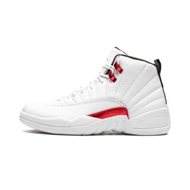 Imagem de Jordan 12 Retro Twist Branco/Preto-Vermelho universitário (CT8013 106) -, Branco/vermelho universitário - preto, 8.5