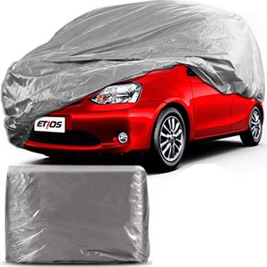 Imagem de Capa Para Cobrir Carro Forro Impermeável Toyota Etios Tamanho P