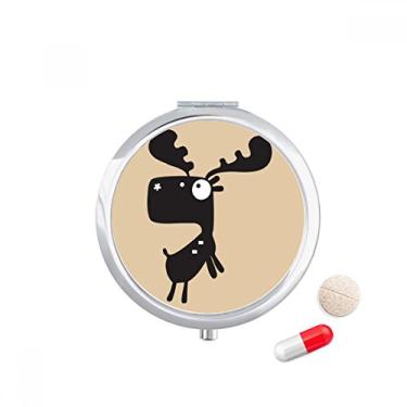 Imagem de Caixa de comprimidos de animais de veado de desenho animado, caixa de armazenamento de medicamentos