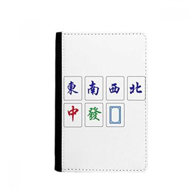 Imagem de Capa carteira porta-cartões da Chinese Culture Mahjong Game Passaporte Notecase Burse