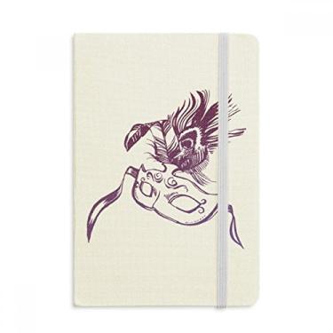 Imagem de Caderno de aquarela Happy Carnival Of Venice com capa dura em tecido oficial diário clássico