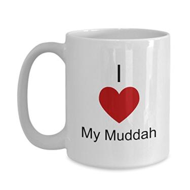 Imagem de Caneca I Love My Muddah - Caneca de café - Presente de chá de chocolate quente