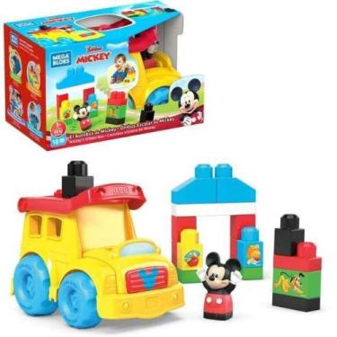 Imagem de Blocos De Encaixe - Mega Bloks - Ônibus Escolar Do Mickey - Mattel - F