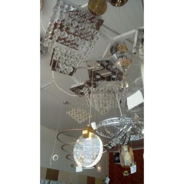 Imagem de Pendente Moderno Cristal Dourado