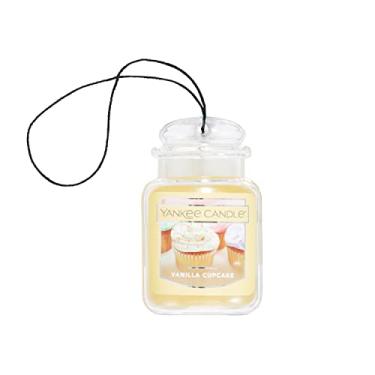 Imagem de Yankee Candle Aromatizadores de ar para carros, jarra de carro suspensa® Ultimate Vanilla Cupcake perfumado, neutraliza odores até 30 dias, cinza, 1 unidade (pacote com 1)