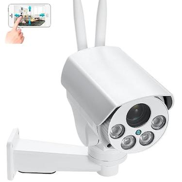Imagem de Camera de Segurança Externa A Prova dagua Wifi IP Alta Resolução 5MP 2560x1920p PTZ 360°, Com Zoom Optico 10X + Zoom Digital, Áudio bidirecional, Detecção de movimento, Camhi, Visão Noturna