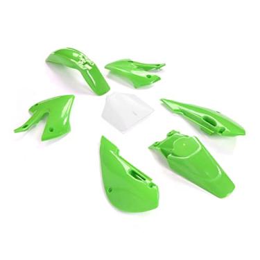 Imagem de Carenagem Carroceria, Guarda-lamas de Motocicleta Durável Resistente Prático para Motocicleta para Motocicleta (Um verde))