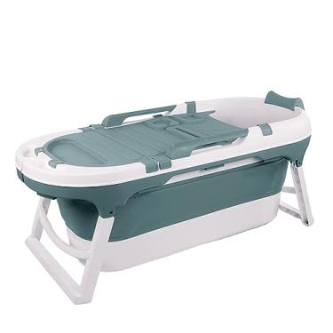 Imagem de Banheira Ofurô Dobrável Retrátil Grande para Adulto com Cover 180L Multmaxx (Azul)