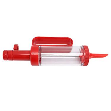 Imagem de Kit de Pistola de Pressão para Biscoitos Tubo Transparente Máquina de Fabricação Segura de Grau Alimentício Vermelha Com Uso Multifuncional, Limpeza Fácil, para