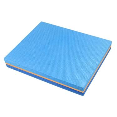 Imagem de Fancyes Tapete de yoga exercício equilíbrio almofada fitness físico antiderrapante 6cm grosso cadeira almofada equipamentos para equilíbrio trabalho, azul