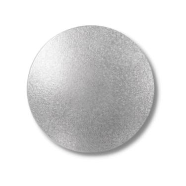 Imagem de Kit 10 Unidades Cake Board para Bolo Disco Prata 26cm