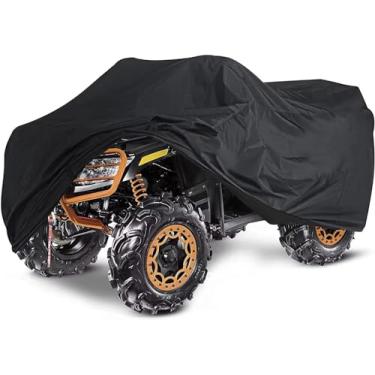 Imagem de kayme Capas para quadriciclo resistentes à prova d'água para todos os climas, capa de quatro rodas proteção contra sol chuva e neve, serve para Honda, Yamaha, Polaris, Suzuki, Kawasaki, Can-Am Arctic