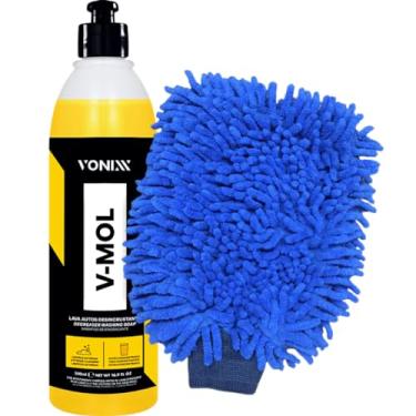 Imagem de Shampoo Desengraxante Barro Lama V-Mol 500ml Vonixx Luva Microfibra