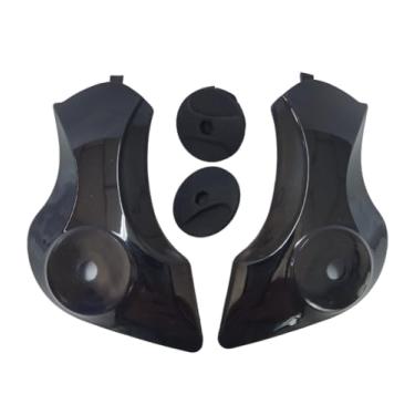 Imagem de Reparo fixador viseira Capacete Mixs Captiva Eteceter 02 Suportes + Parafusos