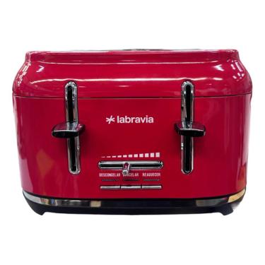 Imagem de Torradeira Vintage Retrô Red 1500w 4 Fatias 127v - Labravia Vintage