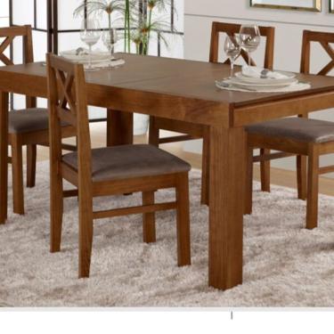 Imagem de Conjunto Mesa De Jantar Londres Extensível ( 140 - 200cm) Tam