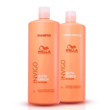 Imagem de Kit Nutri-Enrich Shampoo Condicionador 1L- Wella - Wella Professionals