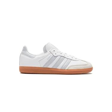 Adidas samba blanche clearance et bleu