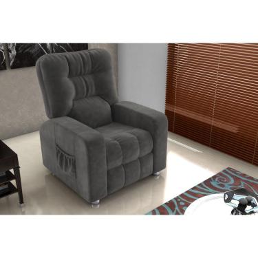 Imagem de Poltrona Reclínavel MX7 Azera Masserati Cinza E401 - Matrix