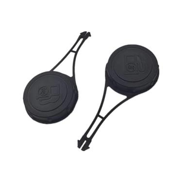 Imagem de Tampas de tanque de combustível 799585 para cortadores de grama Briggs & Stratton série 550E e 550EX, 625E, série profissional 7.75-8.75 motores 675EX e 725EX (pacote com 2)