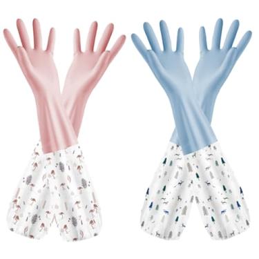 Imagem de 2 pares de luvas Descanso de utensílio de silicone antiderrapante Doméstico Reutilizável Lavanderia Borracha Utensílios de silicone Utensílios de silicone para lavagem de cozinha Talheres Pano de seda