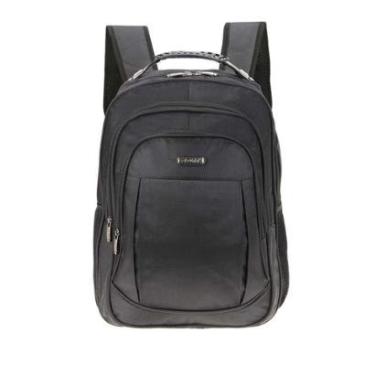 Imagem de Mochila Unissex Tonin Porta Notebook Reforçada Preto-Unissex