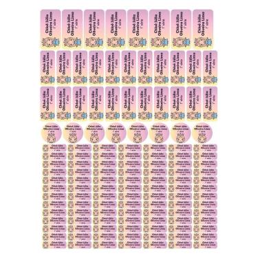 Imagem de Adesivo Etiqueta Escolar Personalizado Vinil Princesa 129UN