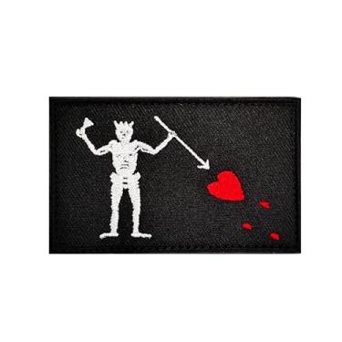 Imagem de Patch de Barba Negra, Emblema Militar Pirata Edward, Patch de Moral Engraçado, Remendo Moral, Remendo Meme, Gancho e Laço, Remendo Bordado para Mochilas Táticas, Roupas, Jeans, Chapéus, Bolsas,