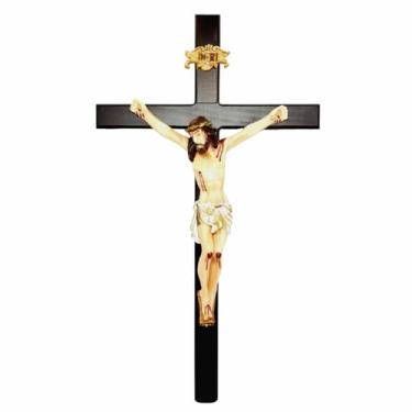 Imagem de 3000 - Crucifixo de parede c/Cristo em resina 33 cm