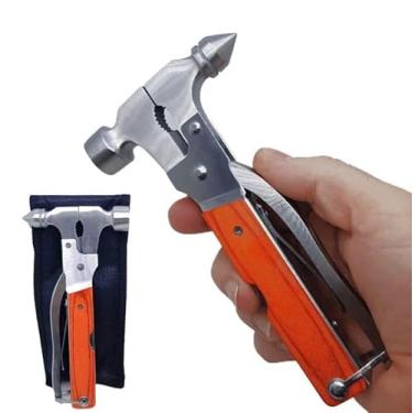 Imagem de Canivete Multifunção Estilo Suiço Alicate E Martelo Camping Apicultura