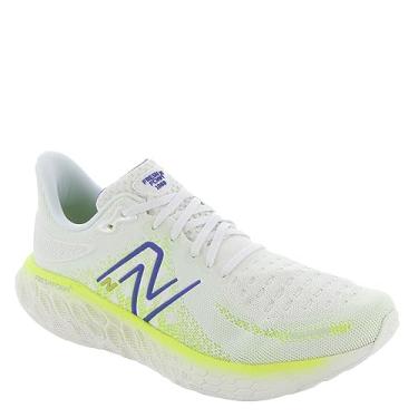 Imagem de New Balance Fresh Foam X 1080 V12 Tênis de corrida masculino, Sal marinho/índigo elétrico, 40