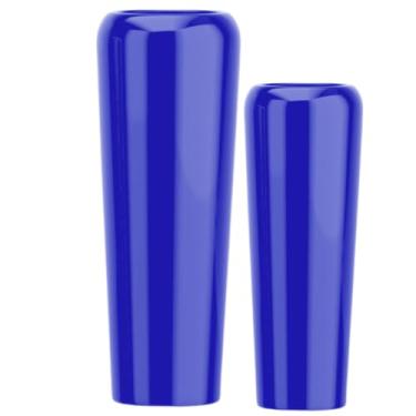 Imagem de Jogo Vasos Vietnamita 80cm E 65cm Fibra De Vidro Auto Brilho (Azul Royal)