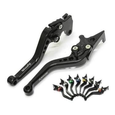Imagem de Par Manete Embreagem Freio Esportivo Moto Cb 600f Hornet - Stark Race,