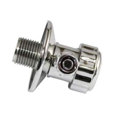 Imagem de Conexão Cromada De 3/8 Para Purificador E Bebedouro (ABS) - Universal