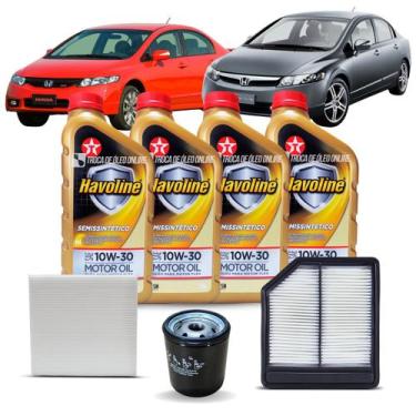 Imagem de Kit Troca de Óleo Honda Civic 1.8 2007-2011