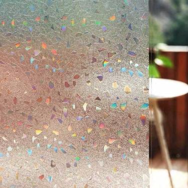 Imagem de Pelicula Adesiva Eletrostatica 3D para Porta de Vidro Caco de Pedra 21