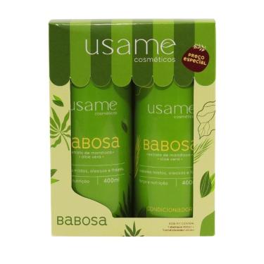 Imagem de KIT Shampoo + Condicionador  USAME Babosa - 400ml