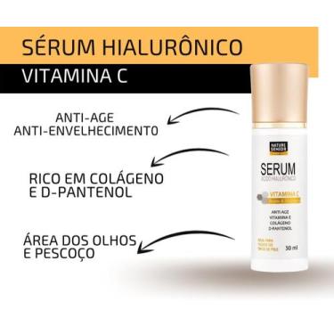 Imagem de Sérum Acido Hialurônico, Vitamina C E D-pantanol - Anti Age - Shopping