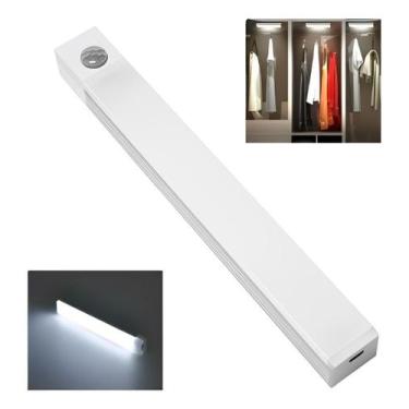 Imagem de Luminária Luz Branca Barra Led 5W Recarregável Quarto Cozinha - ZEM