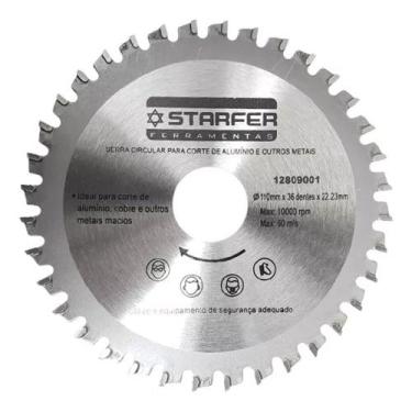 Imagem de Lâmina de Serra Circular com Videa para Alumínio 110mm x 36 Dentes - S