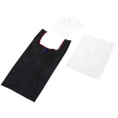 Imagem de Kit Supermecado Ecobag Juny ML004 - Dobrável e Lavável 4 Sacos 5 Peças